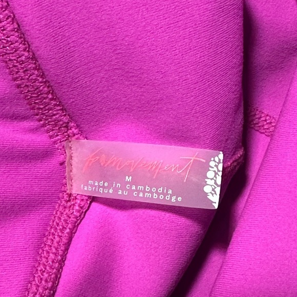 Free People movement twist leggings living magenta medium - Picture 13 of 15